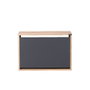 Hanah Home SHC-110-TA-1 Zapatero con diseño elegante en Nogal Claro y Antracita, 60x42x30 cm